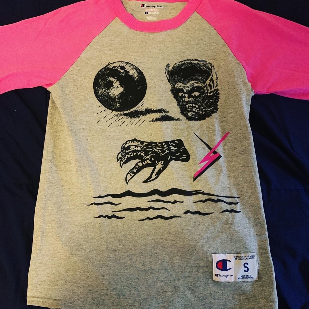 Men’s unisex Designated haunted horror baseball T
